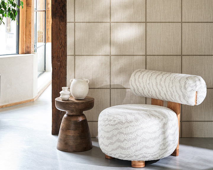 Harlequin Wood Blocks Wallpaper in a living space