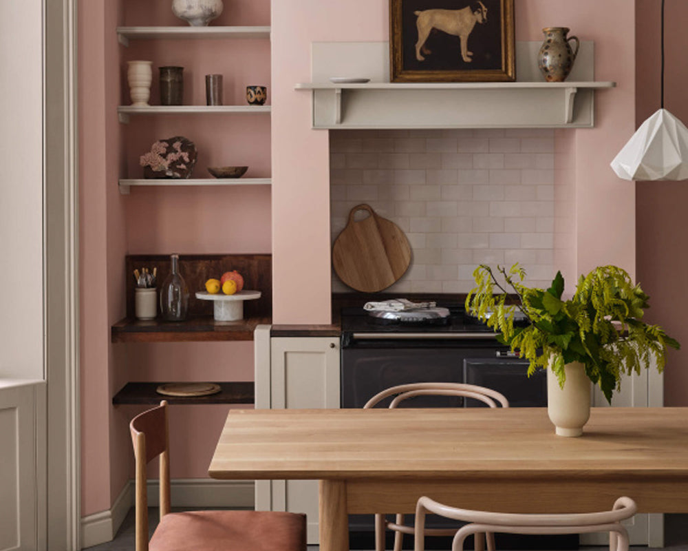 Paint & Paper Library Rose Cluster 717 Paint in a kitchen