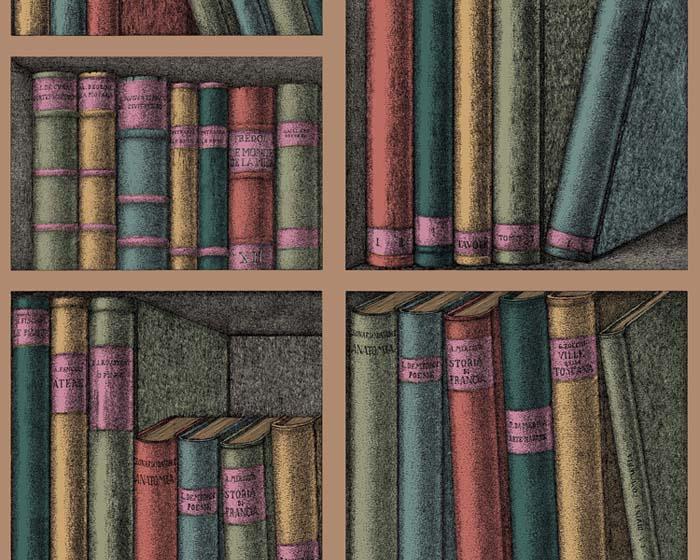 Cole & Son Ex Libris Wallpaper