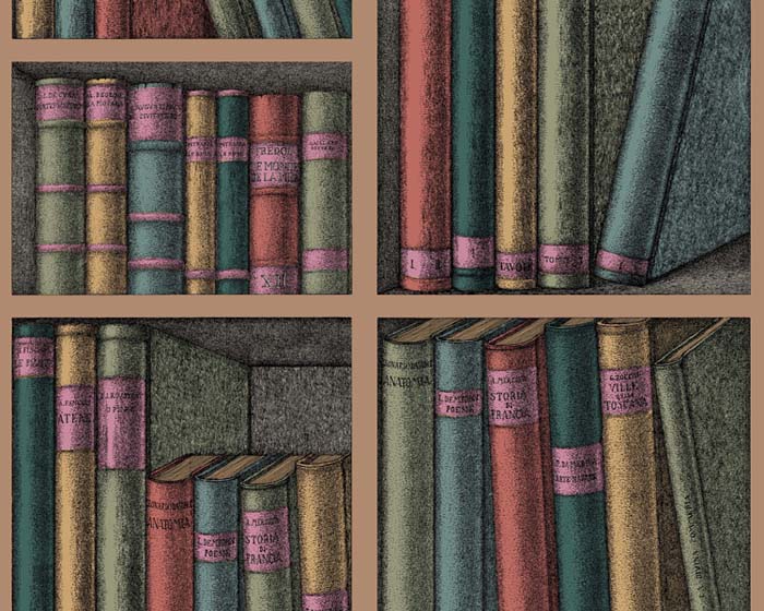 Cole & Son Ex Libris Wallpaper