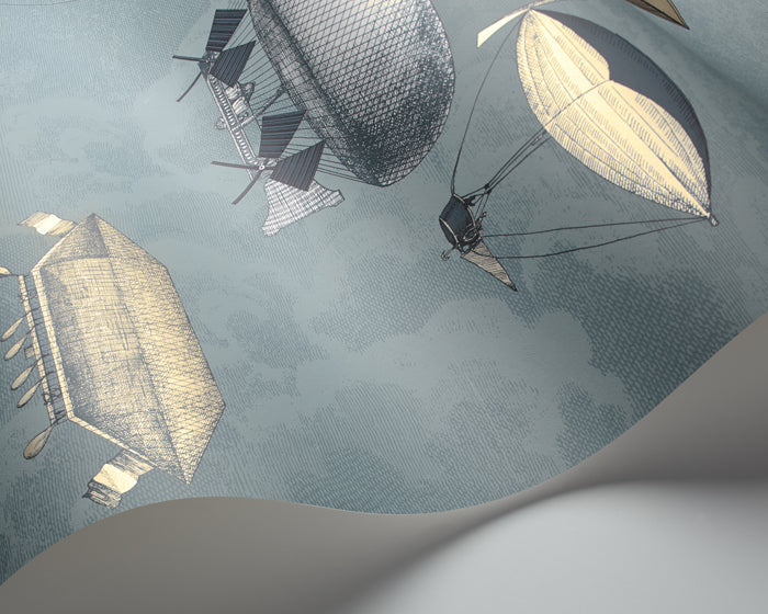 Cole & Son Macchine Volanti Wallpaper wave