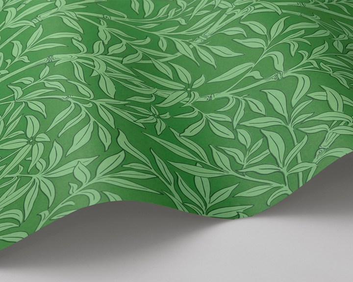 Cole & Son Bamboo Forest Wave in Emerald