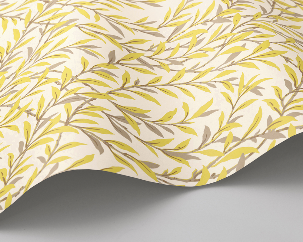 Cole & Son Willow Branch Wave in Citrine & Mocha on Stone