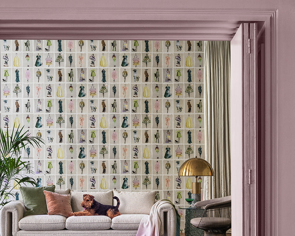 Cole & Son x Harrods Couture Carousel in a living space