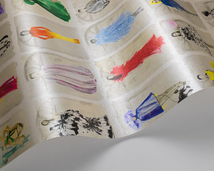 Cole & Son x Harrods Couture Carousel with Windows Wallpaper