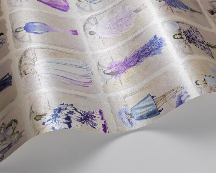 Cole & Son x Harrods Couture Carousel with Windows Wallpaper