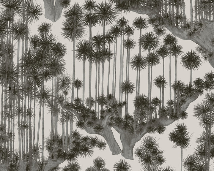 Cole & Son Japanese Woods in Charcoal