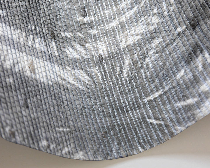 Cole & Son Japanese Woods Grasscloth Wave in Charcoal