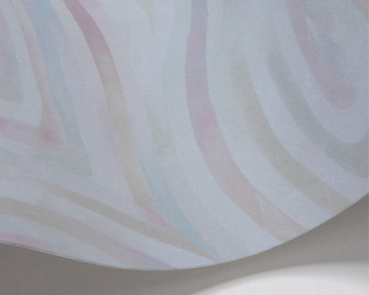 Cole & Son Kawakubo wave in Apple White & Rose