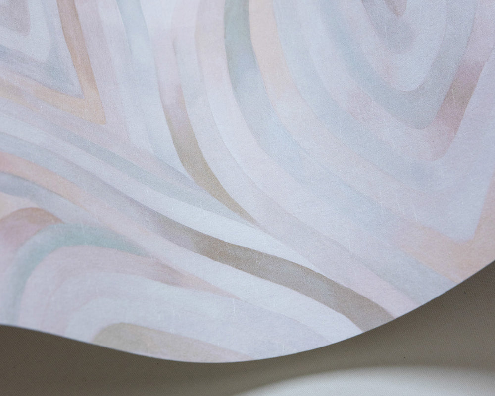 Cole & Son Kawakubo wave in Soft Apricot