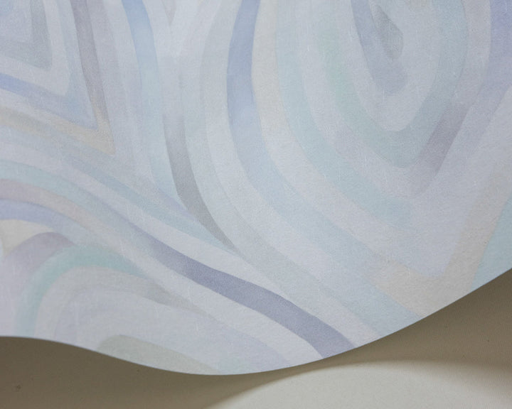 Cole & Son Kawakubo wave in Lavender & Soft Mint