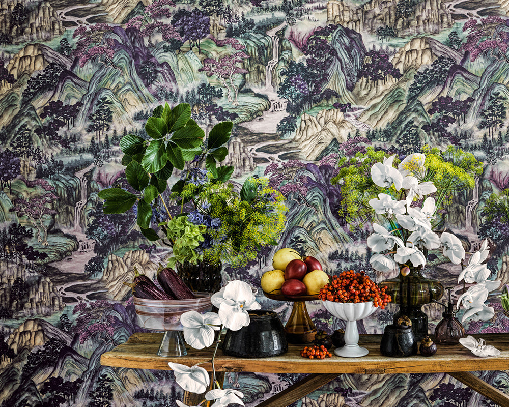 Cole & Son Mountainscape in Original in a living space