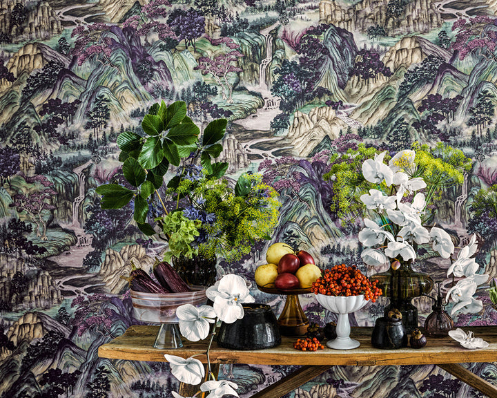 Cole & Son Mountainscape in Original in a living space