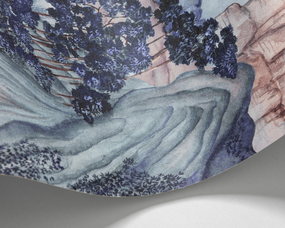 Cole & Son Mountainscape wave in Misty