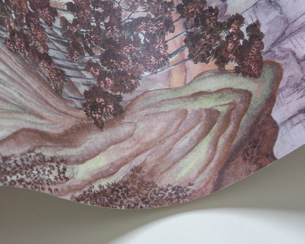 Cole & Son Mountainscape wave in Autumnal