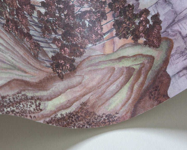 Cole & Son Mountainscape wave in Autumnal