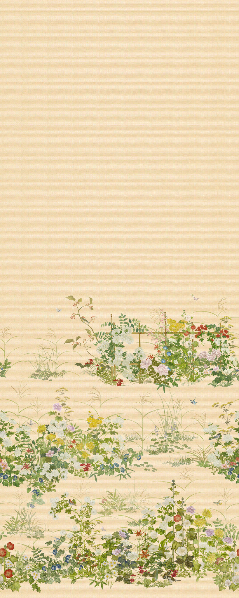 Cole & Son Scenic Flora Wallpaper - Japanese Paperweave