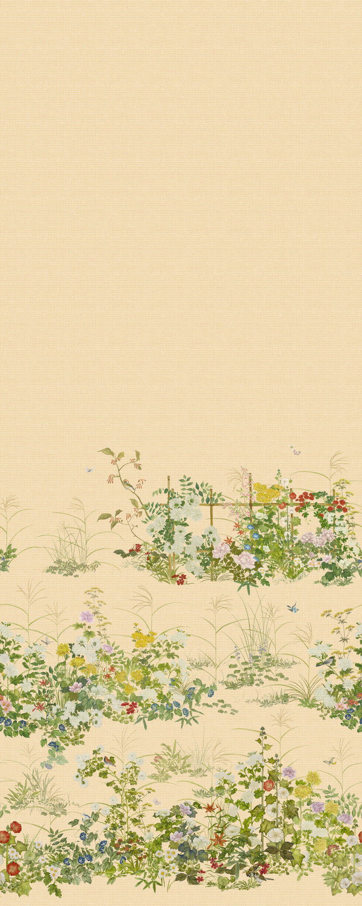 Cole & Son Scenic Flora Wallpaper - Japanese Paperweave