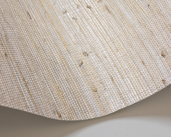 Cole & Son Textures Grasscloth Wave in Natural Shimmer
