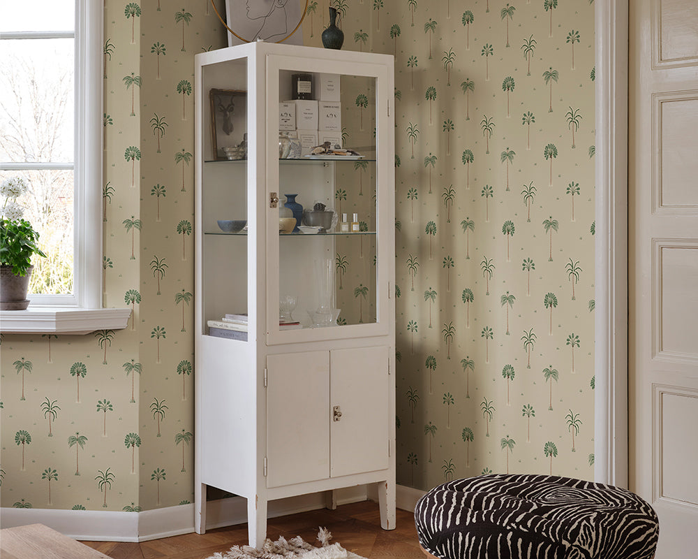 Sandberg Milo Wallpaper in a livingroom