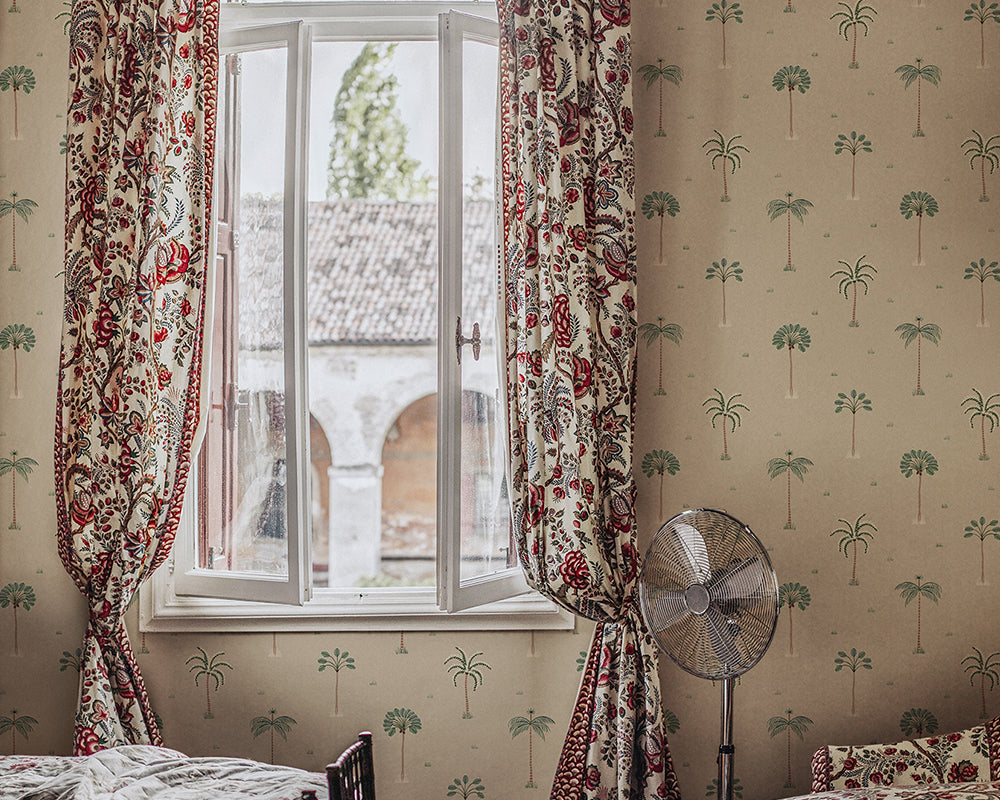 Sandberg Milo Wallpaper in a bedroom