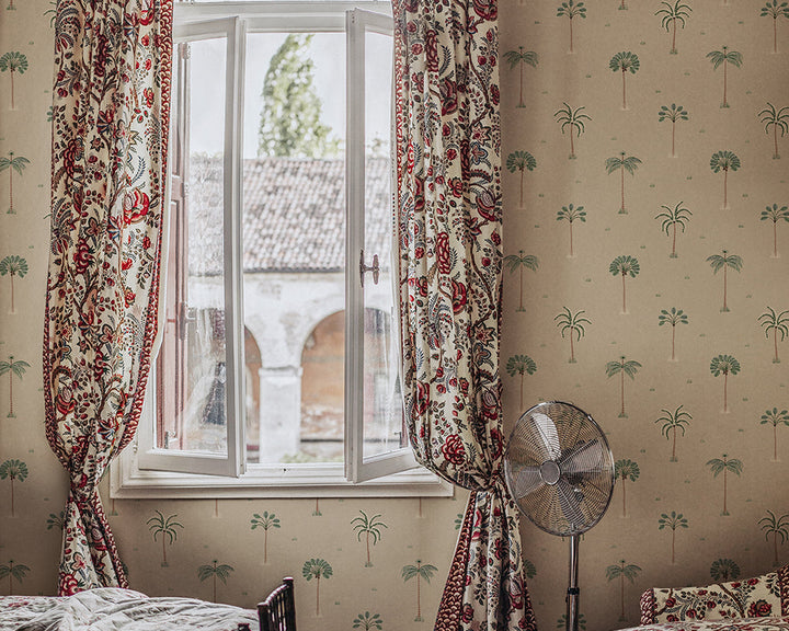 Sandberg Milo Wallpaper in a bedroom