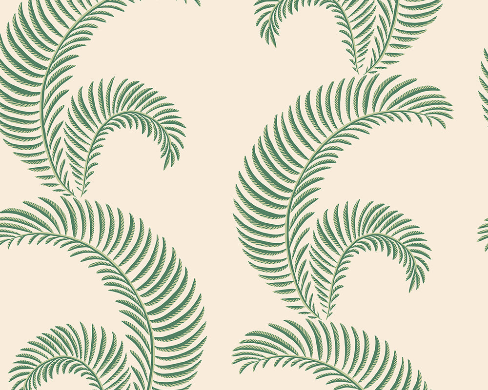 Sandberg Jasmine Wallpaper in Garden Green