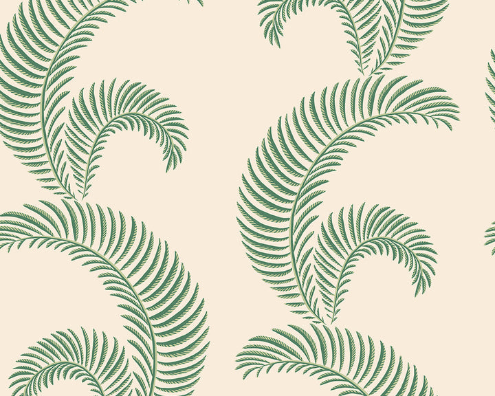Sandberg Jasmine Wallpaper in Garden Green