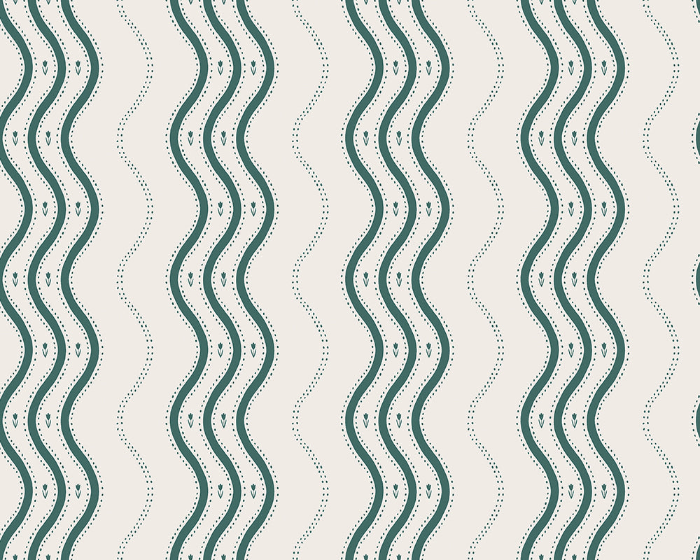 Sandberg Ben Wallpaper in Emerald