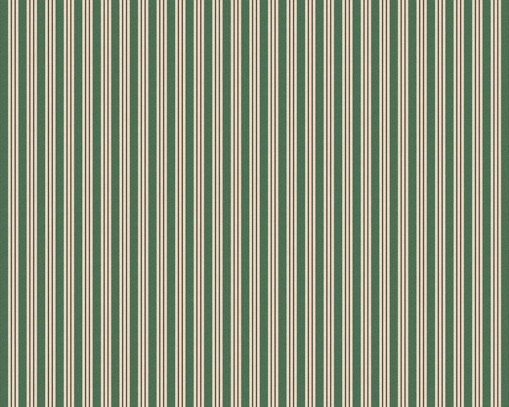 Sandberg Linn Wallpaper in Green