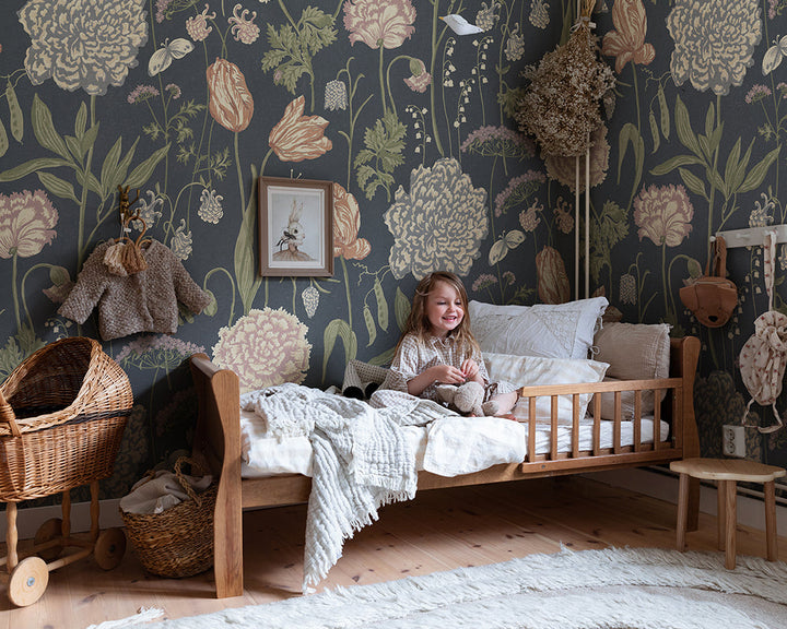 Sandberg Aurelie Mural Wallpaper in a kid's bedroom