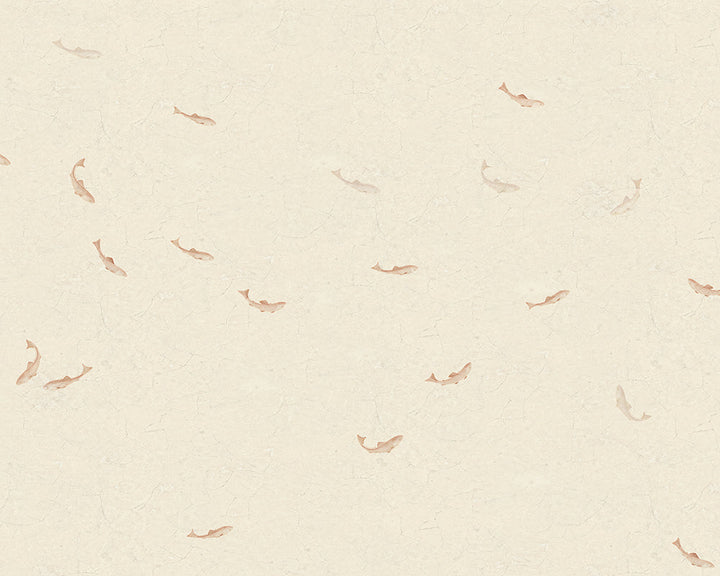 Sandberg Hav Wallpaper in Terracotta