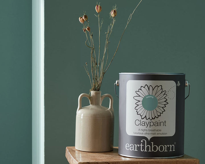 Earthborn Splashing Paint in Room