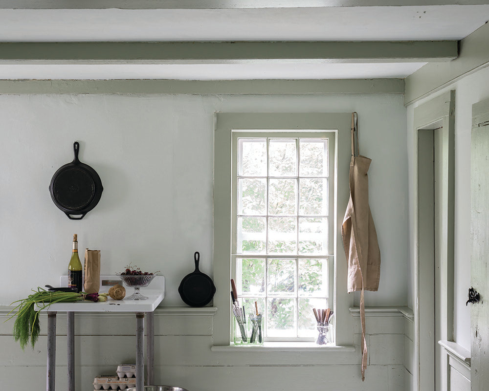 Shadow White 282 paint by Farrow & Ball in a country cottage
