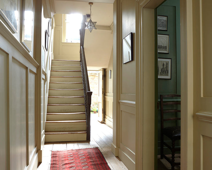 New White 59 paint by Farrow & Ball in a living room set up
