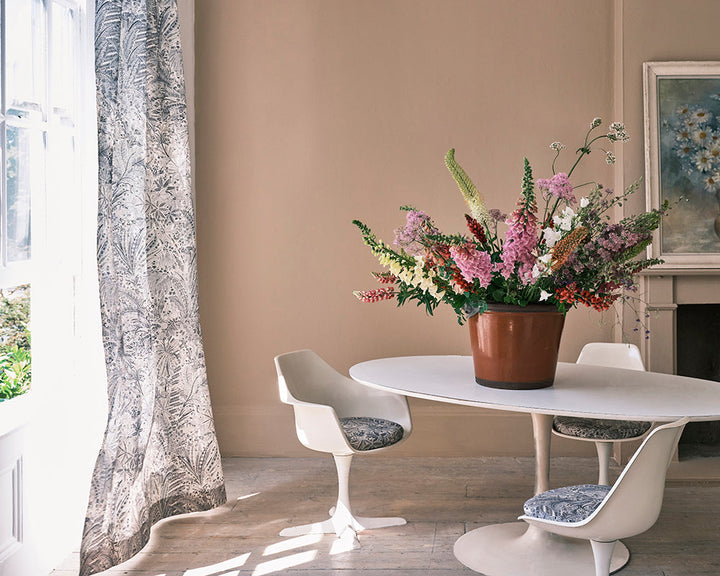 Smoked Trout 60 paint by Farrow & Ball in a dining room