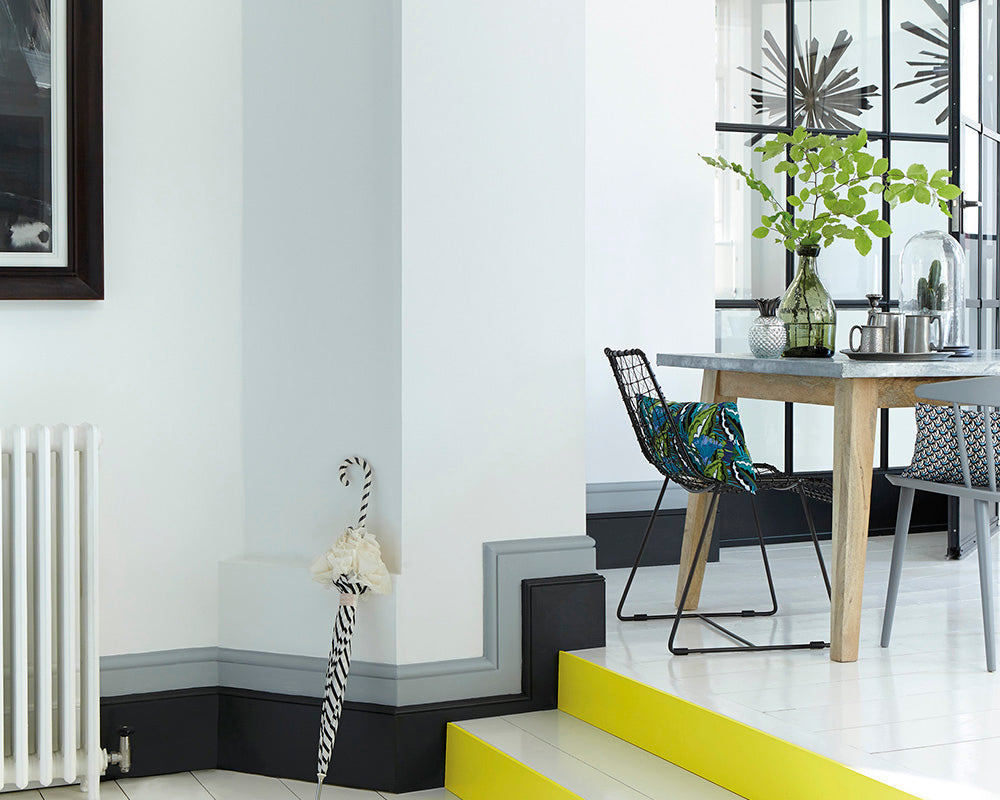 Little Greene Urbane Grey 225 Paint on stairs