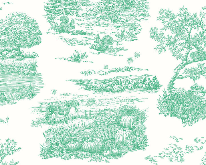 OHPOPSI Eve Toile Wallpaper