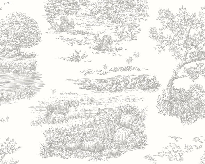 OHPOPSI Eve Toile Wallpaper
