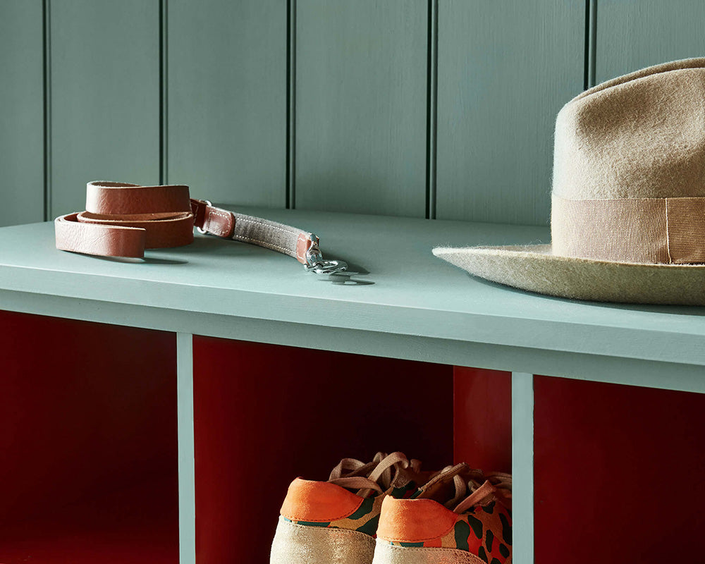 Little Greene Heat 24 Paint on woodwork