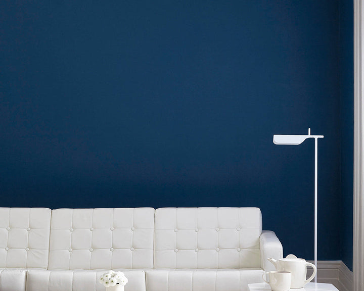 Little Greene Royal Navy 257 Paint on walls in a living room