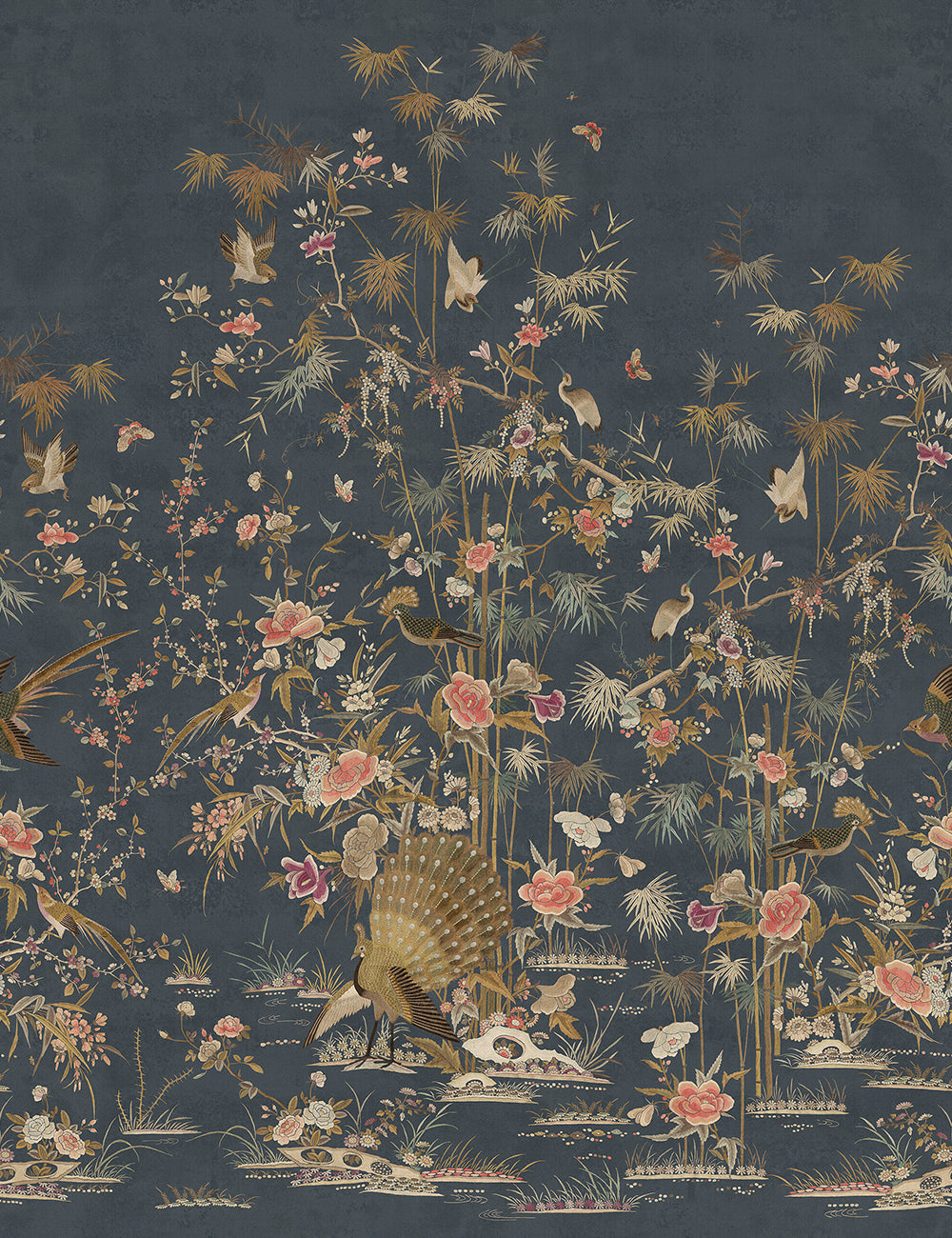 Sandberg Chinoiserie Garden Wallpaper