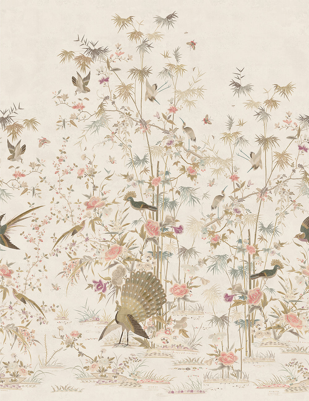 Sandberg Chinoiserie Garden Wallpaper