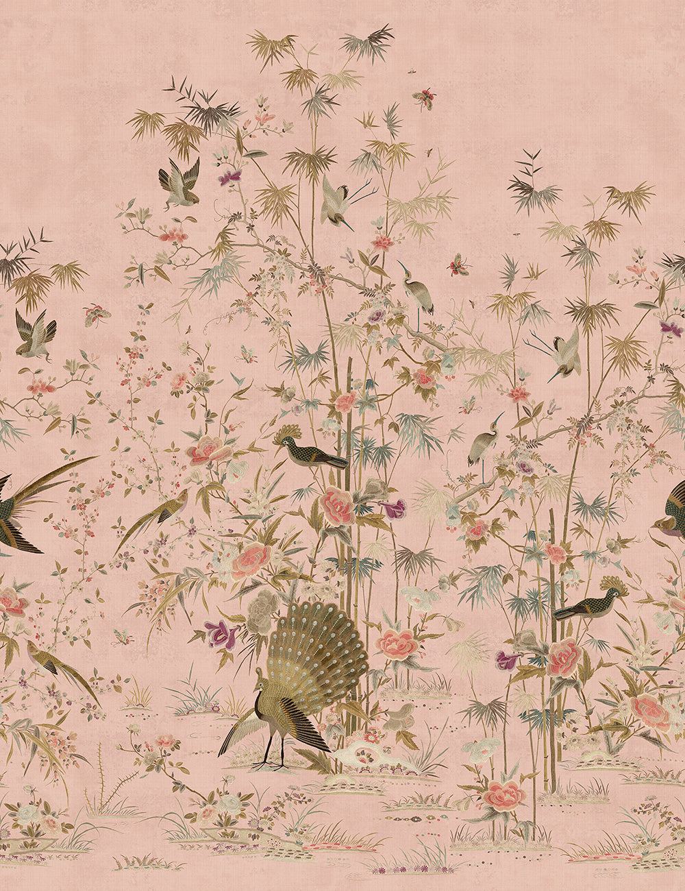 Sandberg Chinoiserie Garden Wallpaper