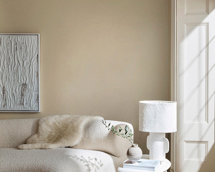 Little Greene Silent White 329 Paint family in a living room