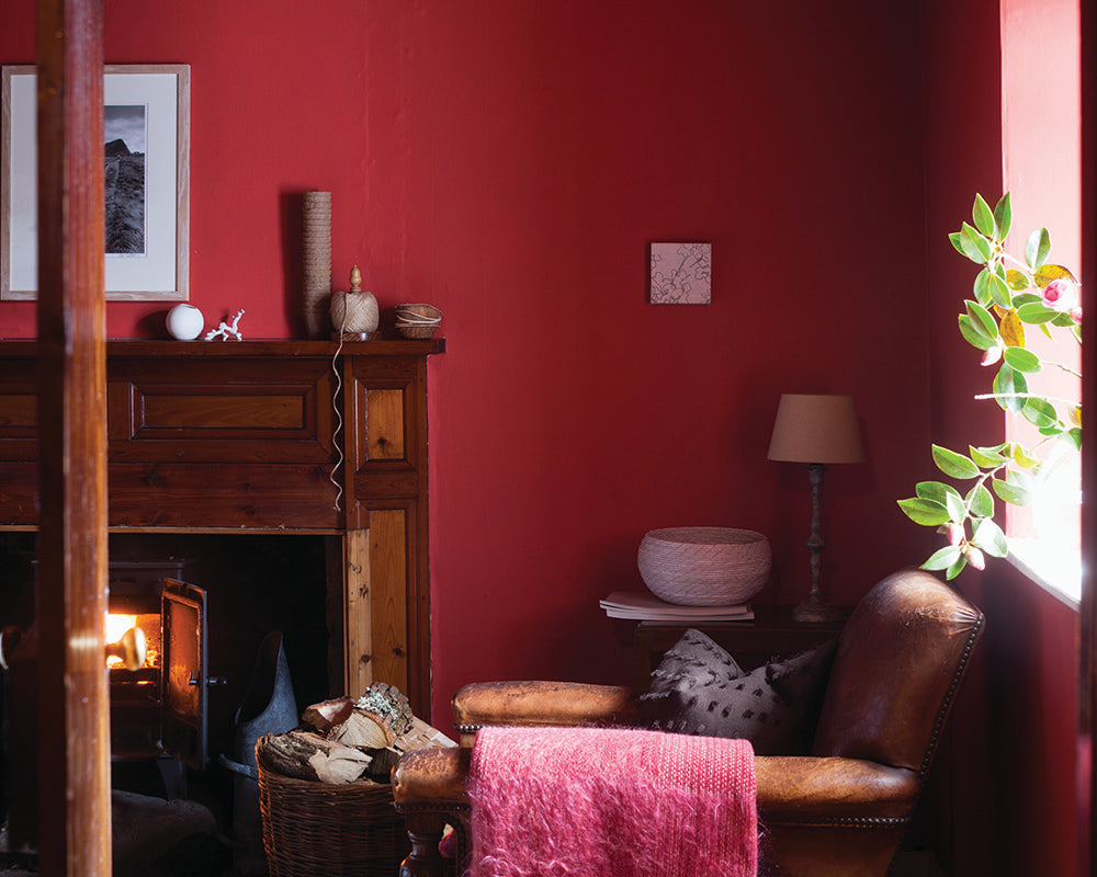 Farrow & Ball Blazer 212 Paint in a bedroom