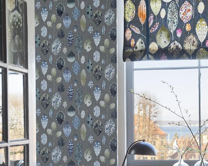 Designers Guild Tulsi Zinc PDG1060/03 Wallpaper