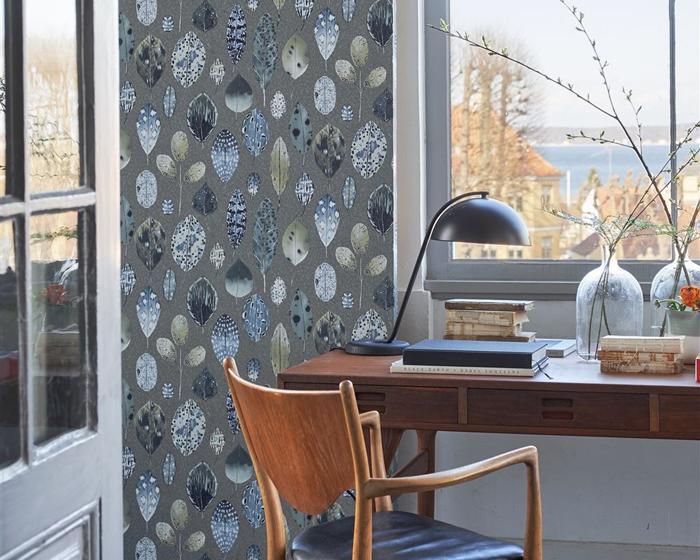 Designers Guild Tulsi Zinc PDG1060/03 Wallpaper