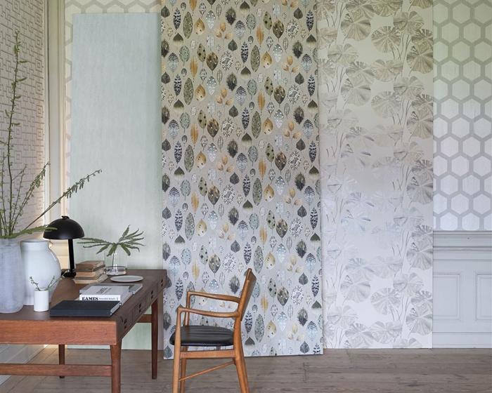 Designers Guild Brahmi Oyster PDG1061/02 Wallpaper