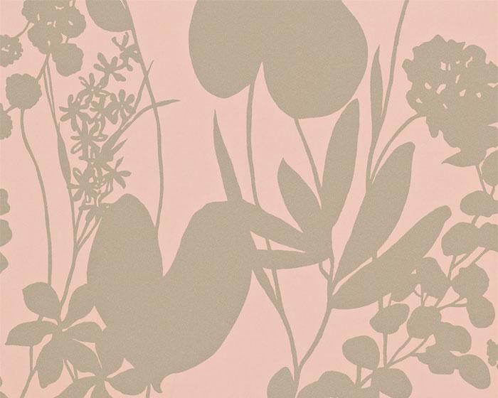 Harlequin Nalina Peach 111051 Wallpaper